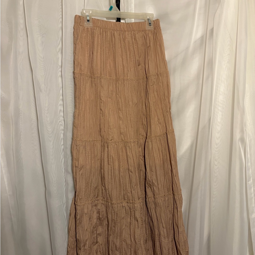 Simi Sue Beige Maxi Skirt